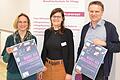 Die Initiatoren von links: Kerstin Glückstein (Lehrkraft), Isabell Kister (Stellv. Schulleiterin) und Dirk Niedoba (Schulleiter).