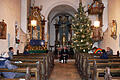 Beim Krisengespräch des Hausener Pfarrgemeinderats mit Pfarrer Helmut Rügamer (Mitte) in der Hausener Pfarrkirche. Eine Predigt am zweiten Weihnachtsfeiertag zum Familienbild der Kirche verletzte die Gefühle mehrerer Gottesdienstbesucher massiv.