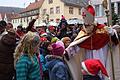 Der Besuch des heiligen Nikolaus auf dem Kirchplatz und in der Kirche war für die Kinder das Größte.&nbsp;