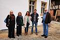 Im Bild von links Anne Bauerfeld (Beirätin), Beate Glotzmann (1. Vorsitzende), Karin und Alexander Förster, Albert Bauer (Schatzmeister).