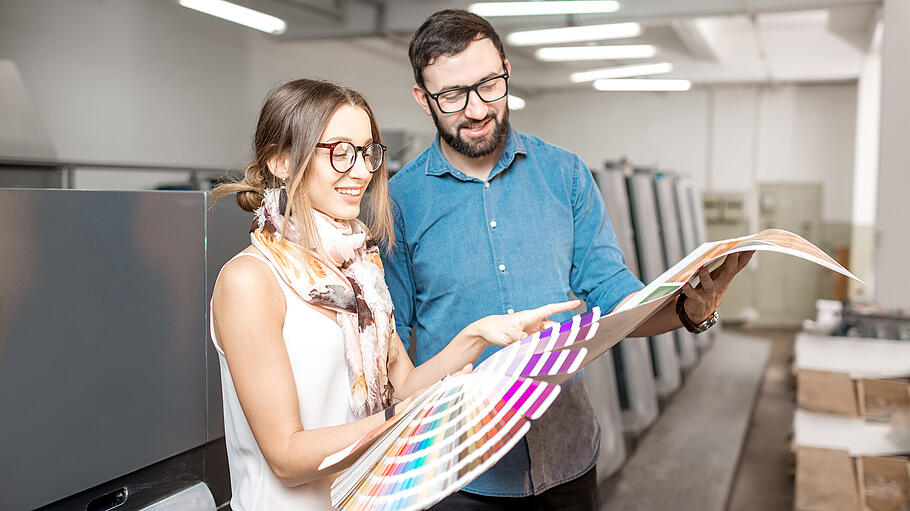 Ausbildung in Würzburg       -  Mediengestalter kümmern sich um das richtige Look and Feel von Plakaten, Websites und Anzeigen.