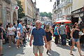 In der Ludwigstraße flanierten am Sonntag wieder viele Menschen, nicht wenige davon waren auch wegen dem Streetfood-Festival 2019 nach Bad Kissingen gekommen.