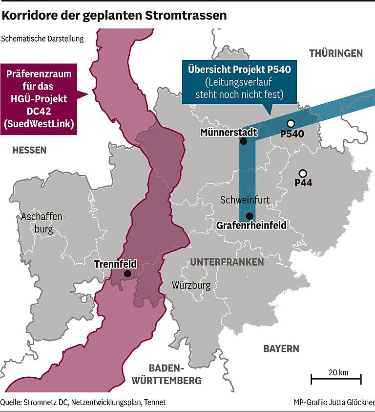 Kurswechsel bei neuen Stromtrassen? Kommen in Unterfranken statt Erdkabel doch 200 neue Masten?