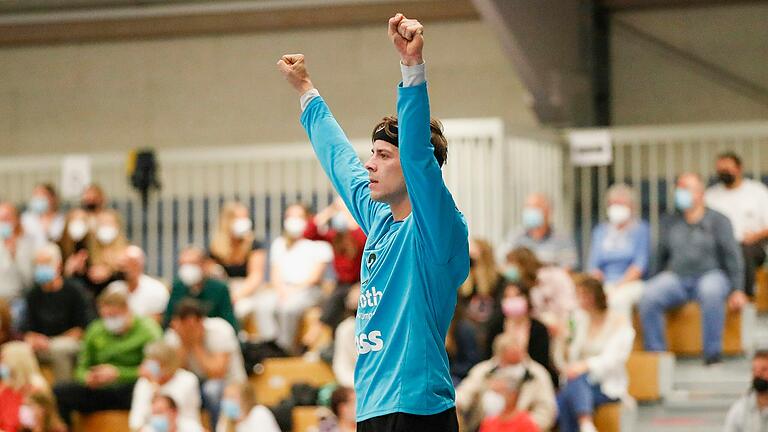 Ist nach mehrwöchiger Verletzungspause wieder fit: Torwart Tom Scheiner (Archivbild) vom Handball-Regionalligisten TSV Lohr.