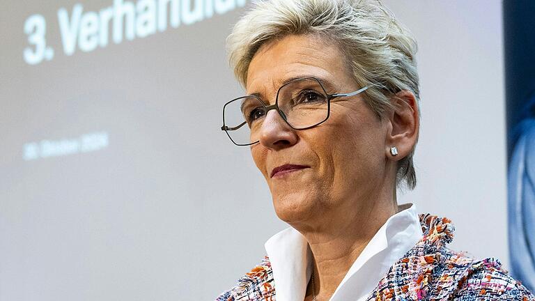 Angelique Renkhoff-Mücke, Verhandlungsführerin des Arbeitgeberverbands vbm, vor der dritten Tarifverhandlungsrunde in der bayerischen Metall- und Elektroindustrie an diesem Donnerstag in München.&nbsp;