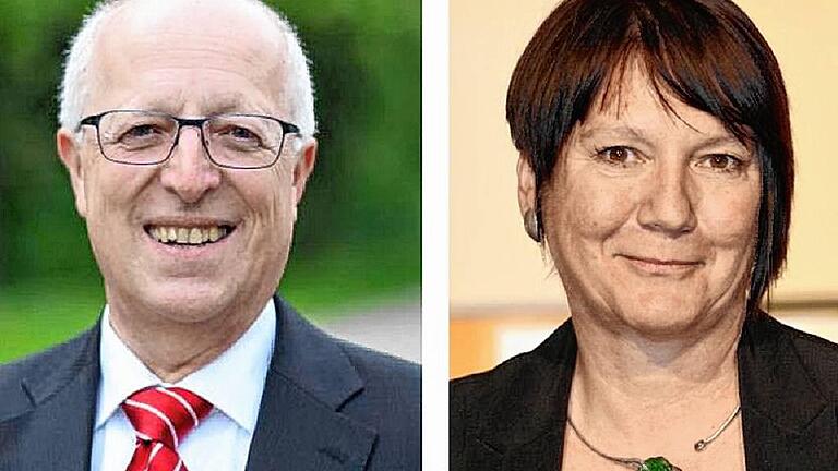 Thomas Halder und Elvira Menzer-Haasis. Thomas Halder und Elvira Menzer-Haasis.