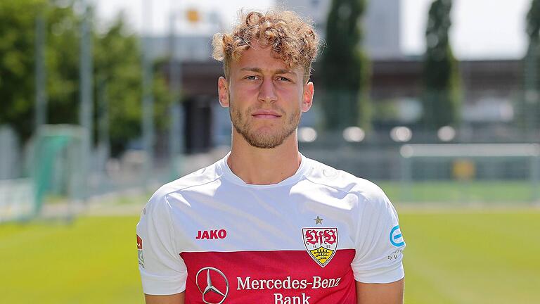 Hier noch im Trikot des VfB Stuttgart, künftig in dem des FC 05 Schweinfurt: David Grözinger.