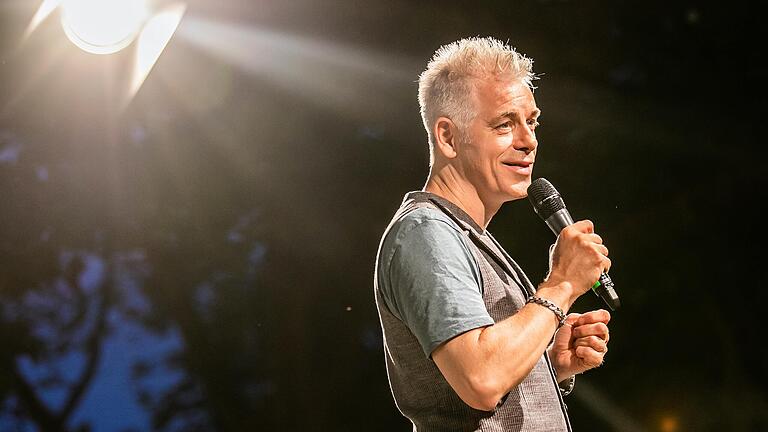 Michael Mittermeier beim Volkacher Kabarett Sommer 2020.