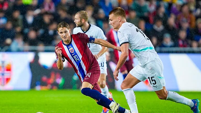 Norwegen - Österreich       -  Norwegens Kapitän Martin Ödegaard droht länger auszufallen.
