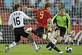 Deutschland - Spanien       -  Fernando Torres schoss Spanien im EM-Finale 2008 gegen Deutschland zum EM-Titel.