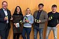 Auf dem Foto (von links): Michael Hombach, Caroline Kaufmann, Nicole Gerhard, Mathias Rudolph, Peter Wenger.