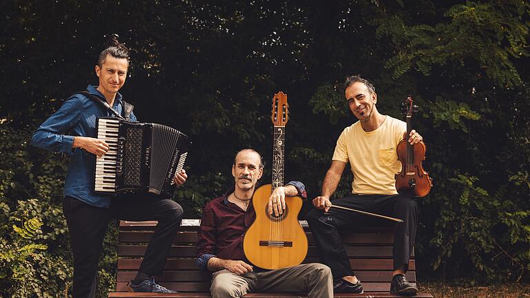 Das argentinische Tzigan Gypsy Tango Trio kommt nach Aub.