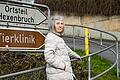 Die Wege in den Höchberger Ortsteil Hexenbruch sind teilweise steil. Seniorin Susanne Wölfel fühlt sich seit einer APG-Fahrplanänderung nicht mehr ausreichend mit dem ÖPNV angebunden.