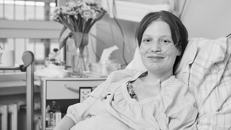 So bleibt sie in Erinnerung: Ende Januar konnte Nadine Wilm noch lächeln. Ärzten der Würzburger Uniklinik war es gelungen, ihren Zustand zu stabilisieren.
