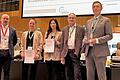 Preisverleihung des Professor-Wallhäußer-Innovation-Award, im Bild von links Oliver Schmidt, Geschäftsführer Concept Heidelberg, mit den Preisträgern Melanie Braun (Labor LS), Zie Quann Wu (Green Elephant Biotech), Thomas Beutler (GEA Lyophil) und...       -  Preisverleihung des Professor-Wallhäußer-Innovation-Award, im Bild von links Oliver Schmidt, Geschäftsführer Concept Heidelberg, mit den Preisträgern Melanie Braun (Labor LS), Zie Quann Wu (Green Elephant Biotech), Thomas Beutler (GEA Lyophil) und Prof. Alf Lamprecht (Universität Bonn, Pharmaceutical Technology)