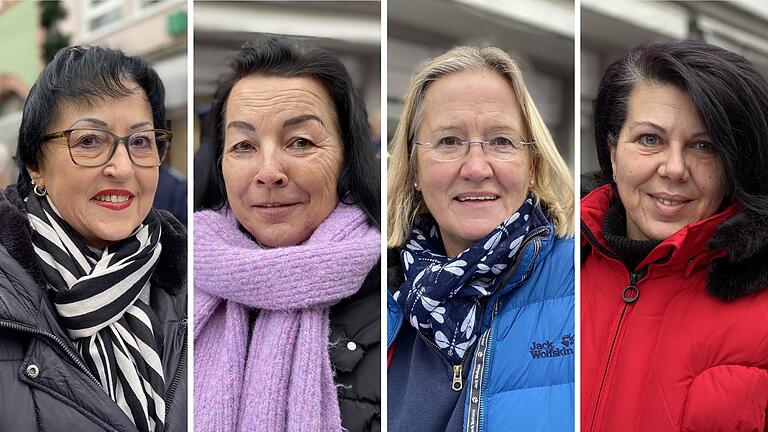 Konnten bei 'Coffee with a Cop' in Marktheidenfeld Fragen an die Beamten richten:&nbsp; Marion Hofmann, Monika Stickert, Heike Wachholtz und Danijela Pantelic (von links)