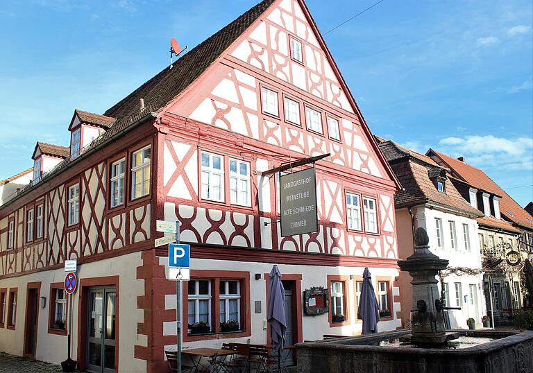 Die Alte Schmiede in Prichsenstadt: Im angeblich ältesten Haus der Stadt ist derzeit nur noch Hotelbetrieb.