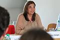 Die Parlamentarische Staatssekretärin Ekin Deligöz sprach in der Diakonie über Anliegen in der Kinder- und Jugendarbeit.