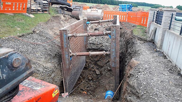 Für den zweiten Bauabschnitt der Kanal- und Wasserleitungssanierung (Archivbild) in Wonfurt sind im aktuellen Haushalt 200.000 Euro veranschlagt.