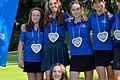 Das Foto zeigt (stehend von links) Katja Illner, Tine Bellmann, Viola Amoneit, Emilia Schmidt, Pauline Wohner und Hannah Wintrich (sitzend).