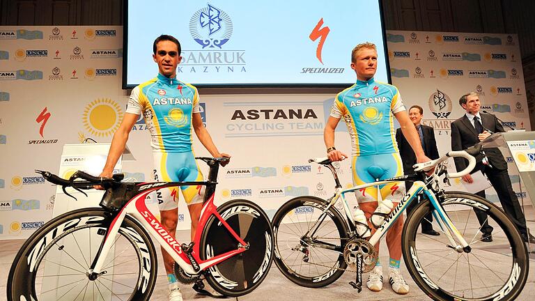 Rad-Team von Astana 2010       -  Das Team von Astana im Jahr 2010.