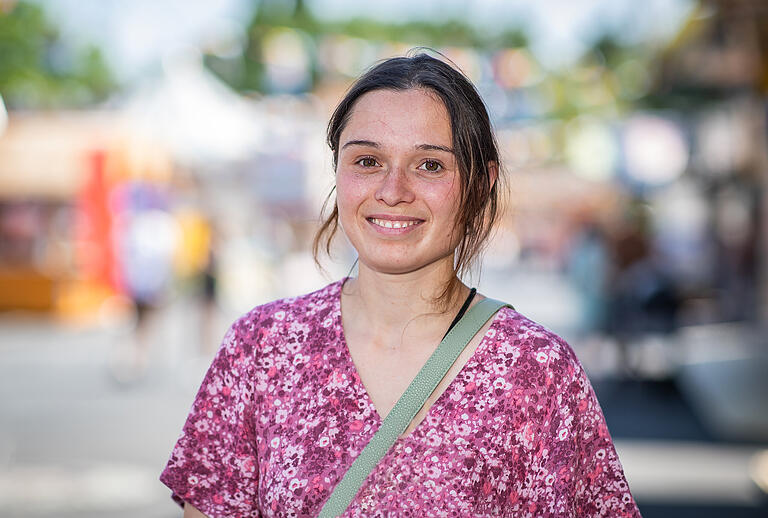 Julia Schnabel, Geschäftsführerin beim Stadtmarketing Gemünden, aus Dattensoll bei Arnstein.