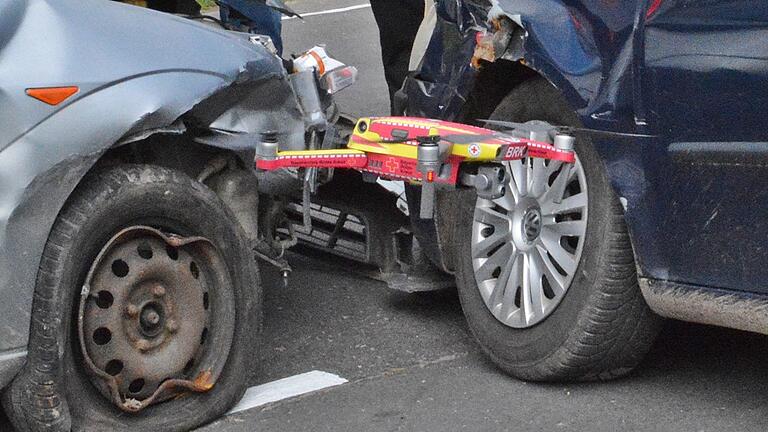 Jedes Detail an einem Unfall könnte die Drohne aufzeichnen und live übertragen.