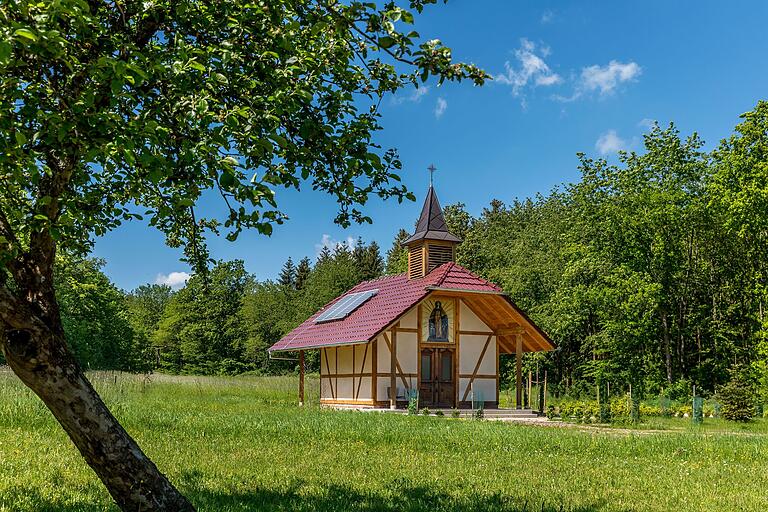 Diese kleine Kapelle befindet sich am Start des 'Marspfads'.