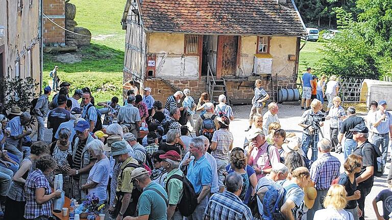 Andrang zur Rast: Einen solchen Zustrom hat die Reußenmühle in ihrer langen Geschichte wohl selten erlebt.