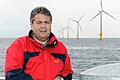 Sigmar Gabriel besichtigt Windpark       -  Zuständig für die Energiewende: Bundeswirtschaftsminister Sigmar Gabriel (SPD) besichtigt den Offshore-Windpark Baltic in Mecklenburg-Vorpommern.