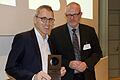Michael Reinhard (links), Chefredakteur der Main-Post, und Matthias Rath (Verein zur Förderung der publizistischen Selbstkontrolle)