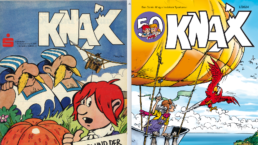 Das Knacks-Heft der Sparkasse zählt zu den beliebtesten Comics in ganz Deutschland. Dieses Jahr feiert es 50-jähriges Jubiläum.