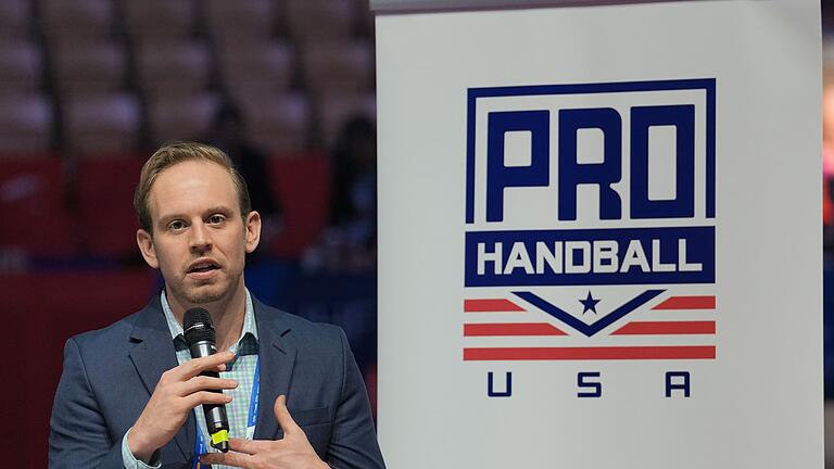 Handball-WM - Pressekonferenz Pro Handball USA - Michael King will Handball in den USA groß machen. Handball-WM - Pressekonferenz Pro Handball USA - Michael King will Handball in den USA groß machen.