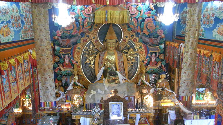 Der Tempel des Kopan-Klosters in Kathmandu.