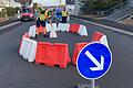 Versuchsweise wurden auf der Bodelschwinghstraße in Karlstadt am Mittwoch Verkehrsinseln und eine Fahrbahnverengung eingerichtet.