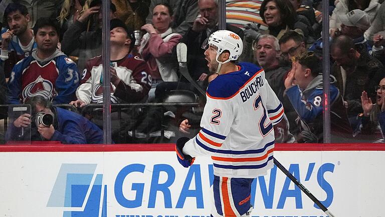 Colorado Avalanche - Edmonton Oilers - Evan Bouchard erzielte den Siegtreffer für Edmonton. Colorado Avalanche - Edmonton Oilers - Evan Bouchard erzielte den Siegtreffer für Edmonton.