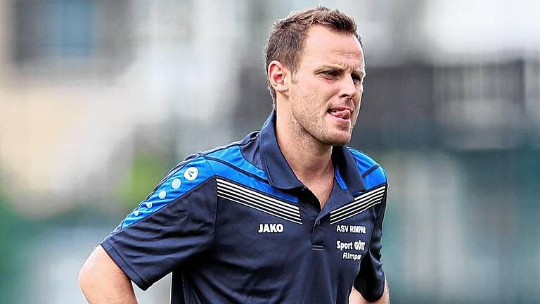 Fußball, Landesliga Nordwest, ASV Rimpar - FC Fuchsstadt       -  Er geht: René Grimm verlässt den ASV Rimpar nach Saisonende als Trainer.