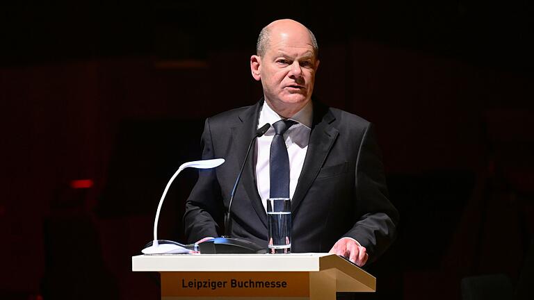 Leipziger Buchmesse.jpeg       -  Bundeskanzler Olaf Scholz: «Seit ich denken kann begleiten mich Bücher durch mein Leben.»