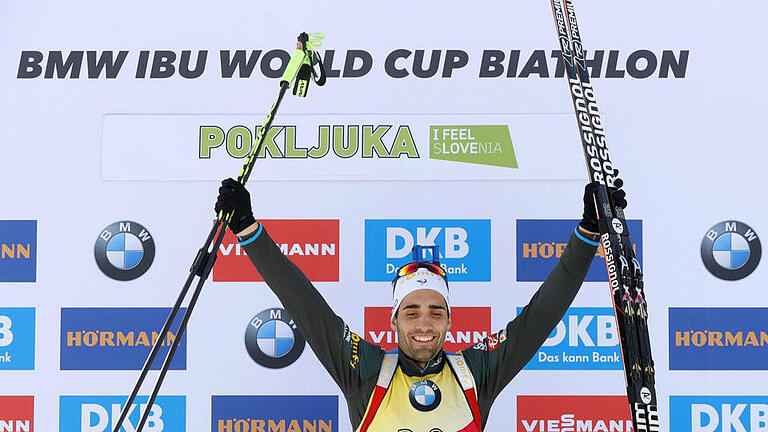 Martin Fourcade       -  Der Franzose Martin Fourcade sicherte sich seinen vierten Saisonsieg. Foto: Antonio Bat