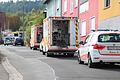 Großer Rettungseinsatz in Leinach am Dienstagabend: Vor Ort war die Rede war von zwei Leichtverletzten.