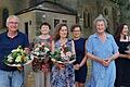 Die Multiple-Sklerose-Selbsthilfegruppe Haßberge feierte 35-jähriges Bestehen (von links): die Geehrten Thomas Hein und Marga Klein, die langjährige Leiterin Rosemarie Pischel, Natalie Harfst vom Landratsamt, Landesvorsitzende Monika Himmighofen, und die neue Leiterin Wilma Frey.