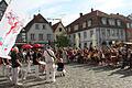 Auf dem Gerolzhöfer Stadtfest 2022 sorgte u.a. die Sambagruppe 'Bateria Caliente' auf dem Marktplatz für musikalische Unterhaltung.