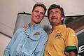 Eddie Jordan und Ralf Schumacher       -  Eddie Jordan arbeitete auch mit Ralf Schumacher zusammen.