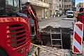 Aktuell werden in der Rückertstraße Versorgungsleitungen verlegt. Die Stadt hat jetzt aber die gesamte Rückertstraße im Blick – als Sanierungsfall.