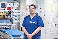 Dr. Benedikt Stubner, Chefarzt in der Zentralen Notaufnahme am Leopoldina-Krankenhaus Schweinfurt, stellte bei einem Infotermin vor, wie in der Notaufnahme gearbeitet wird.&nbsp;