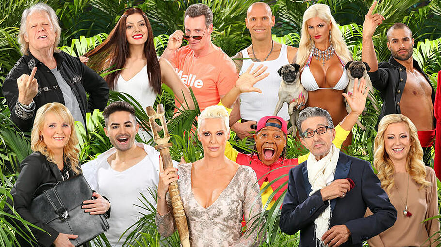 Ich bin ein Star - Holt mich hier raus!       -  oben v.l.: Sänger Gunter Gabriel (73), Topmodel Nathalie Volk (19), Ballermann-Star Jürgen Milski (52), Ex-Fußball-Profi Thorsten Legat (47), It-Girl Sophia Wollersheim (28), Reality-Star David Ortega (30). unten v.l.: TV-Coach Helena Fürst (41), DSDS-Legende Menderes (31), Hollywood-Star Brigitte Nielsen (52), Moderator Ricky Harris (53), Schauspieler Rolf Zacher (74), Schauspielerin Jenny Elvers (43).

Alle Infos zu 'Ich bin ein Star - Holt mich hier raus!' im Special bei RTL.de: www.rtl.de/cms/sendungen/ich-bin-ein-star.html