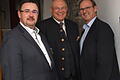 Manfred Ziegler, Herbert Friederich und Karl-Heinz Feltes (von links) tragen zusammen mit Thomas Kramer  für weitere zwei Jahre die Verantwortung für den CSU Ortsverband Mainbernheim. Nicht im Bild Thomas Kramer.