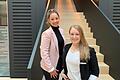 Sparkasse Mainfranken Würzburg Quereinsteigerprogramm       -  Erfolgreiche Quereinsteigerinnen der Sparkasse Mainfranken Würzburg Tanja Dopieralski (links) und Sarah van der Hout (rechts).