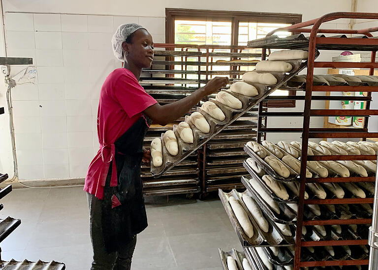 Baguettes in Hülle und Fülle - Sarah Braun erlebte eine schöne und lehrreiche Zeit im Senegal. Baguettes in Hülle und Fülle - Sarah Braun erlebte eine schöne und lehrreiche Zeit im Senegal.