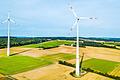 Windräder, hier bei Gädheim: Wird man sie in ein paar Jahre auch mitten im Naturpark Haßberge sehen? Der Landkreis sucht dort nach Standorten.